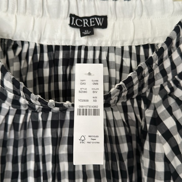 J.Crew Gwyneth Pleated Skirt Gingham XS - Picture 2 of 3